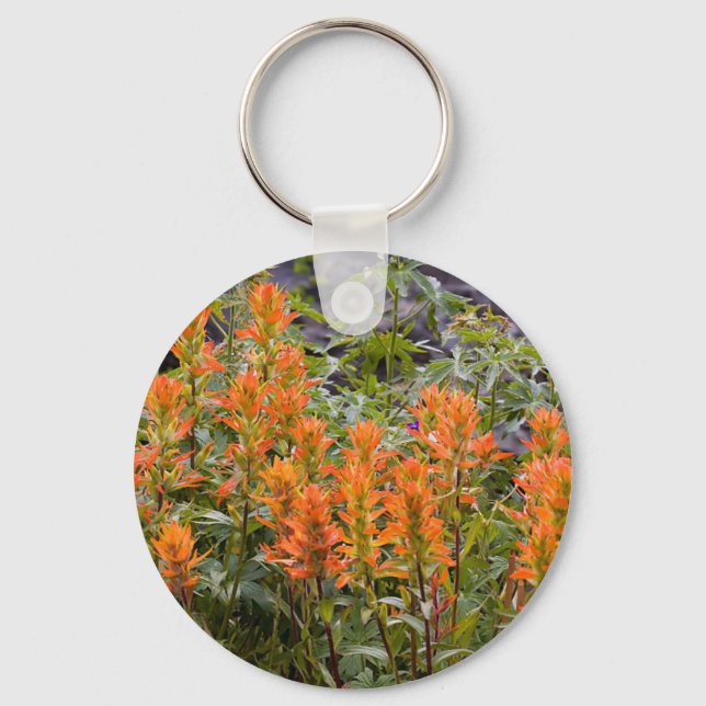 Indian Paintbrush Patch Key Ring (Front)