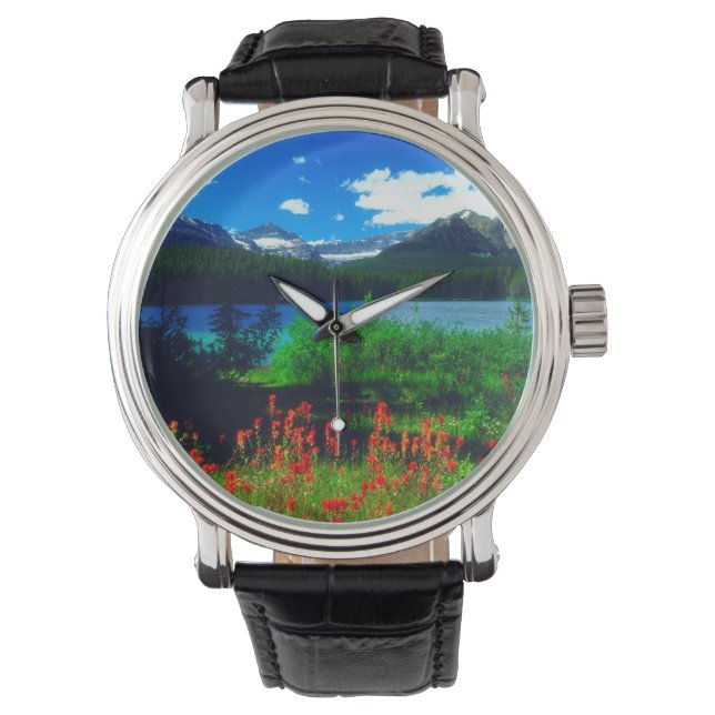 Indian Paintbrush Wildflowers Watch (Front)