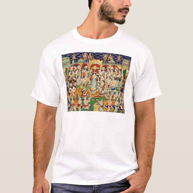 INDIAN PAINTING SRI RAMA DURBAR T-Shirt (Front)