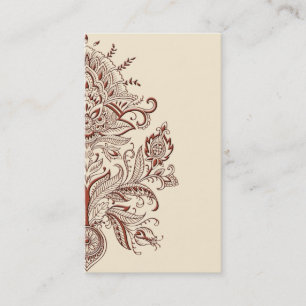 Indian Paisley - Business Card