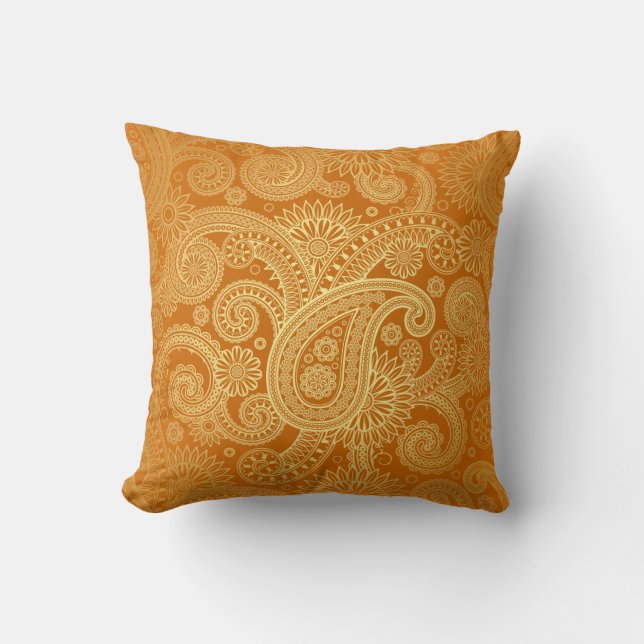 Indian Paisley Cushion (Front)