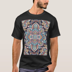 Indian Paisley: Ethnic Mandala Pattern T-Shirt