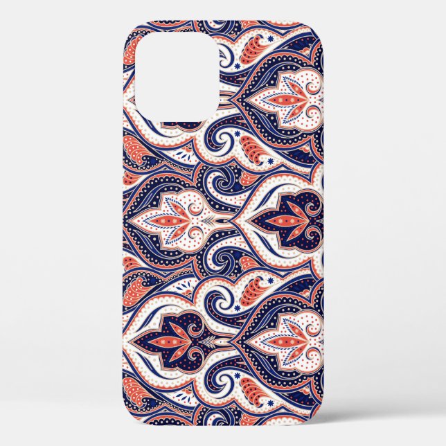 Indian Paisley: Floral Medallion Seamless. Case-Mate iPhone Case (Back)