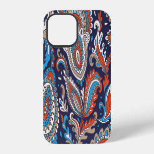 Indian Paisley Medallion Ethnic Pattern. iPhone 12 Case