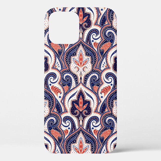 Indian paisley pattern seamless. Persian arabesque Case-Mate iPhone Case (Back)