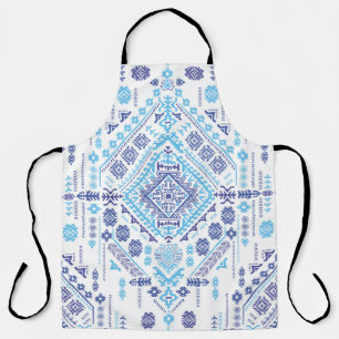 Indian paisley rug, ethnic mandala pattern. apron