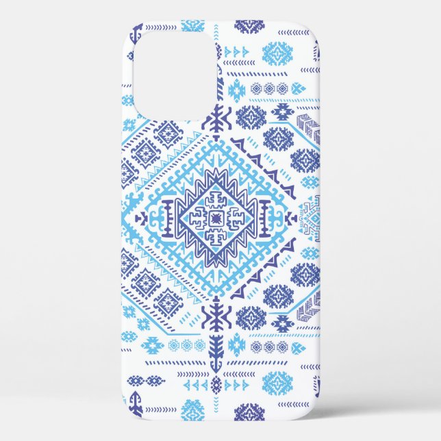 Indian paisley rug, ethnic mandala pattern. Case-Mate iPhone case (Back)