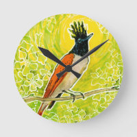 Indian Paradise Flycatcher Tropical Bird Yellow