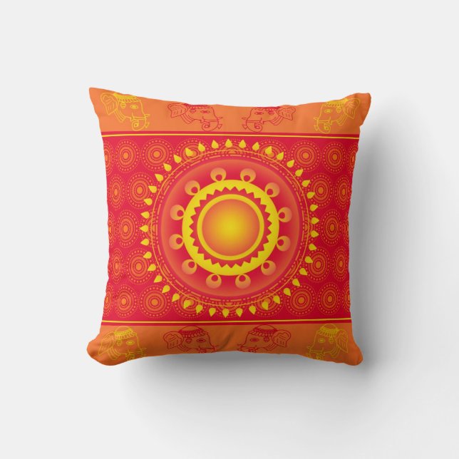 Indian pattern cushion (Front)