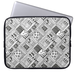 Indian Pattern Doodle Laptop Sleeve