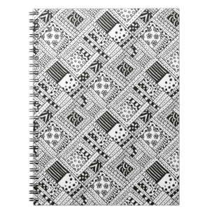 Indian Pattern Doodle Notebook