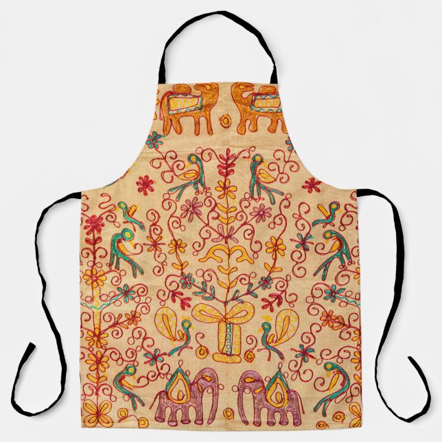 Indian pattern on fabricindian, fabric, india, orn apron (Front)