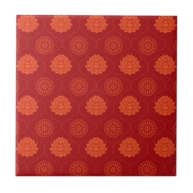 Indian Pattern Tile (Front)
