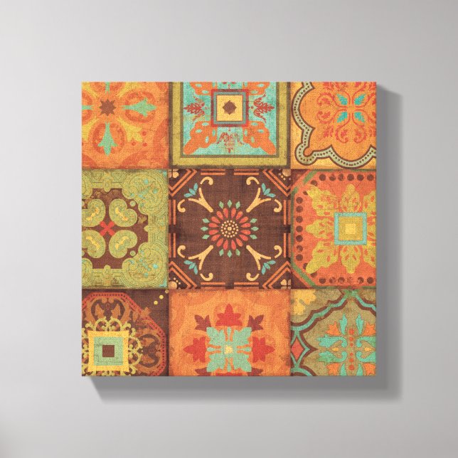Indian Patterns Canvas Print (Front)