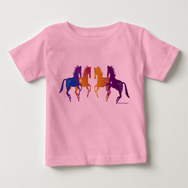 Indian Ponies Infant T-Shirt (Front)