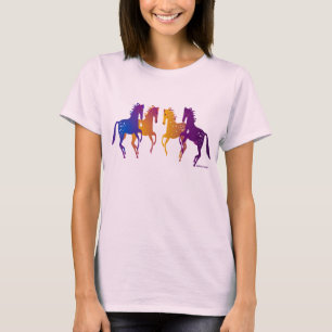 Indian Ponies Ladies Baby Doll T-shirt