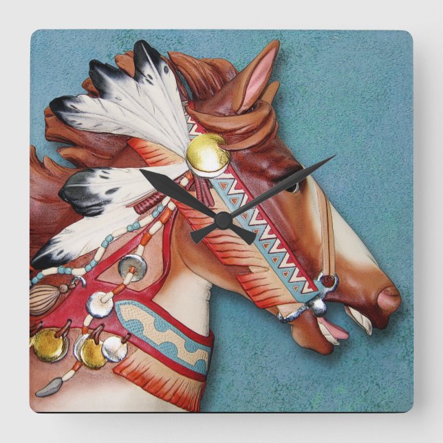 Indian Pony clock (Front)