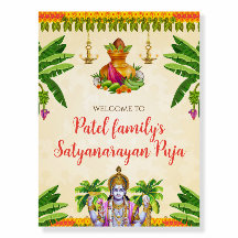 Indian pooja signs Satyanarayan pooja sign