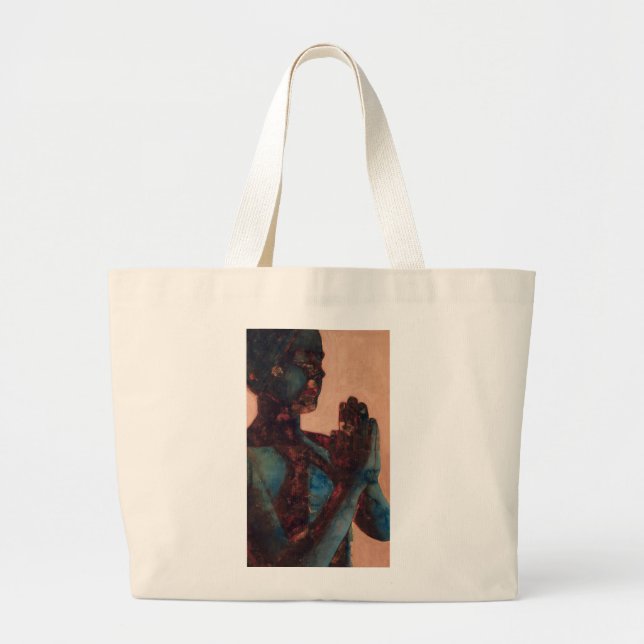 Indian Prayer Large Tote Bag (Front)
