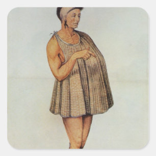 Indian Priest Square Sticker