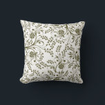 Indian print Pillow sofa cushion<br><div class="desc">Size: Throw Pillow 16" x 16" Accent your home with custom pillows from Zazzle and make yourself the envy of the neighbourhood. Made from high-quality Simplex knit fabric, these 100% polyester pillows are soft and wrinkle-free. The heavyweight stretch material provides beautiful colour definition for your design while also being the...</div>