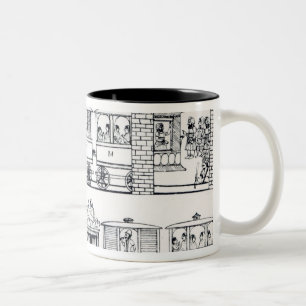 Indian Railway Two-Tone Coffee Mug