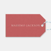 Indian Red Minimalist Plain Modern Aesthetic Look