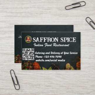 Indian Restaurant Business Card