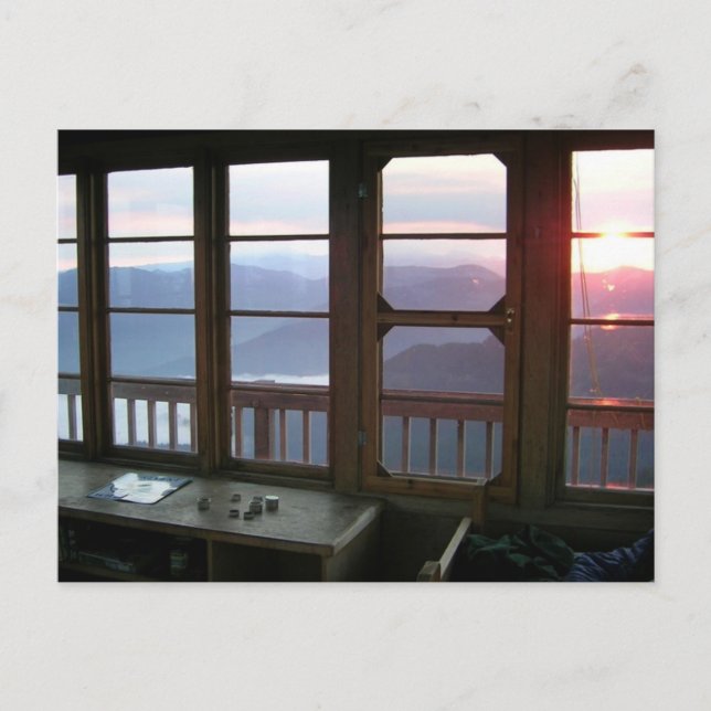 Indian Ridge Sunset Postcard (Front)