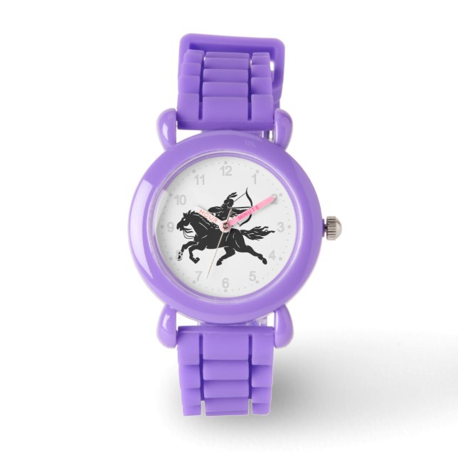 Indian riding horse - Choose background colour Watch (Front)