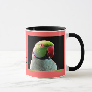Indian Ringneck Parakeet Mug