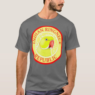 Indian Ringneck Parrot Yellow T-Shirt