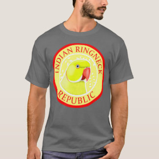 Indian Ringneck Parrot Yellow T-Shirt