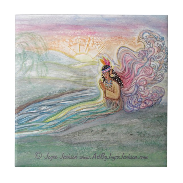 Indian River Fairy Ceramic Tile (Front)