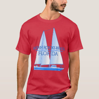 Indian Rocks Beach Florida Coastal Nautical Sailin T-Shirt