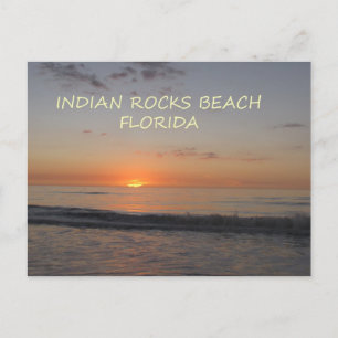 Indian Rocks Beach Florida Sunset Postcard