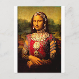 Indian Royal Monalisa Postcard