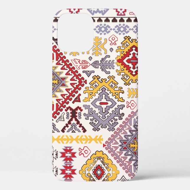 Indian rug, paisley mandala, yoga Case-Mate iPhone case (Back)