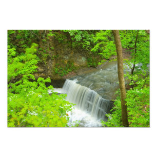 Indian Run Falls, Dublin, Ohio Photo Print