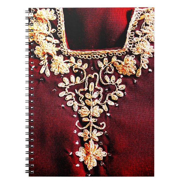 Indian Salwar Kameez Notebook (Front)