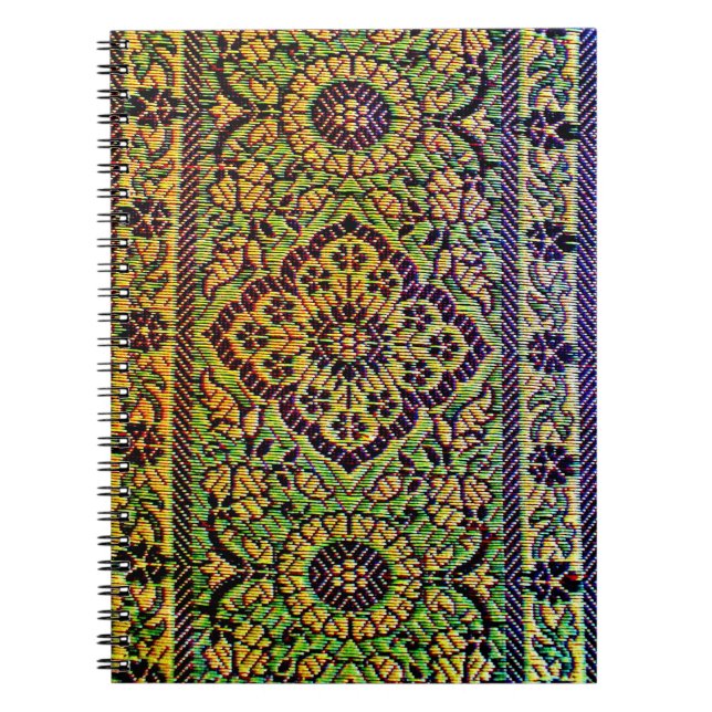 Indian Sari Design Notebook (Front)