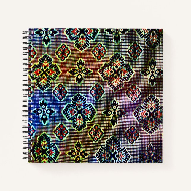 Indian Sari Design Notebook (Front)