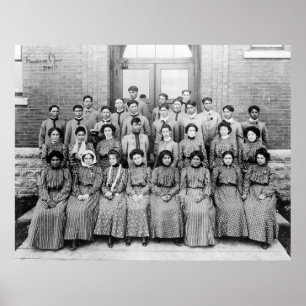 Indian School Choir, early 1900s Poster