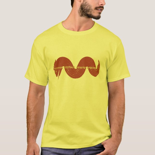 Indian serpent with sanskrit T-Shirt (Front)