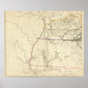 Indian Settlements in North America 3 Poster