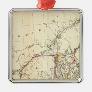 Indian Settlements in North America 5 Metal Tree Decoration