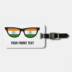 Indian Shades custom luggage tag