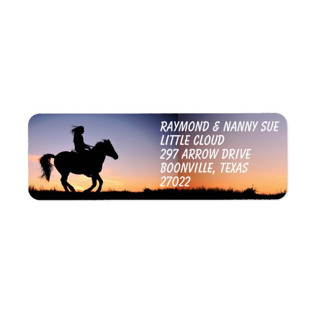 INDIAN SILHOUETTE  (Front)