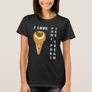 indian street food pani puri ice cream trend T-Shirt