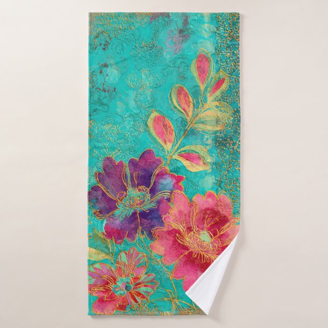 Indian style design bath towel (Bath Towel)